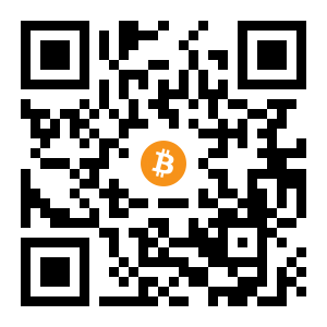 bitcoin:3DvWXy7p2HXg83RdLQNnBUH3eDyqnZhF7p black Bitcoin QR code