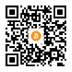 bitcoin:3Dz9nfux2396F25Knym2PU3XP1g2EAGTCi black Bitcoin QR code