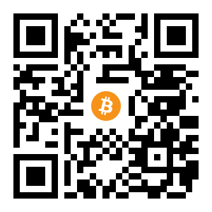 bitcoin:3E4eNzpZ9v8Mj7MP7JXdfxkf4a32sFWFS2 black Bitcoin QR code