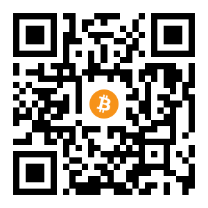 bitcoin:3ECo6ZcqT7UQ9S4yMa9dF14DHEvVbsAgrt black Bitcoin QR code