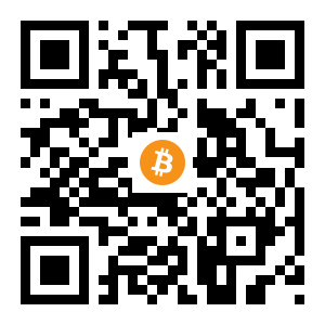 bitcoin:3EJfdNNam4ughkTViTn9PSNPKXFpeMinCc black Bitcoin QR code