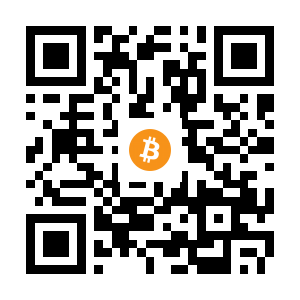 bitcoin:3EKXspGk1Q7m1zCGgy9v3BhBtFpJArKPKC black Bitcoin QR code
