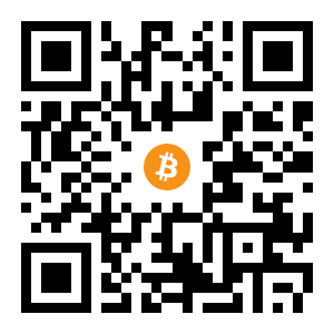 bitcoin:3EQRF5taHFGNLRA9j9PGwts6eZQD8RYEJy black Bitcoin QR code