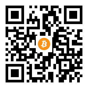bitcoin:3ERxQdmYgnMCbhiFy9GpNTgt3rysin7jcE black Bitcoin QR code