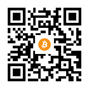 bitcoin:3EUVGk8jx4mjhv7Gh5MenXkr68eCEQTg2M black Bitcoin QR code