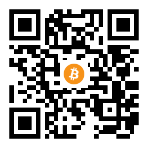 bitcoin:3EX5jdEyEcc7h2L27sC95T9kmiZNLS724m black Bitcoin QR code