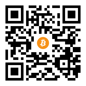 bitcoin:3EYB8e65pxNndPegf4LYy2rdVzR6jqj4Kf black Bitcoin QR code