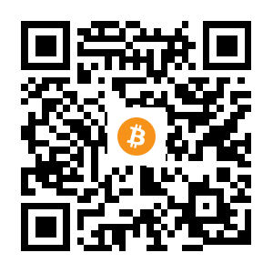 bitcoin:3EaXoVLQdxivExpJpansk7SJdkX5LwYieR black Bitcoin QR code