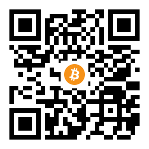 bitcoin:3EeGuA3btvgHTCgyr6Y6NLm33pV8pc7mwp black Bitcoin QR code