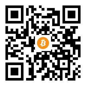 bitcoin:3EieQ2Eayo4zisW69JzxGD7GUvYVqHdhYg black Bitcoin QR code