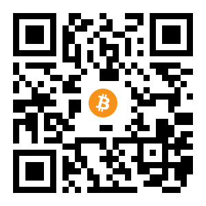 bitcoin:3EjhQ9Q9BKshHCdadwy7i6dzwSE8144Ttq black Bitcoin QR code
