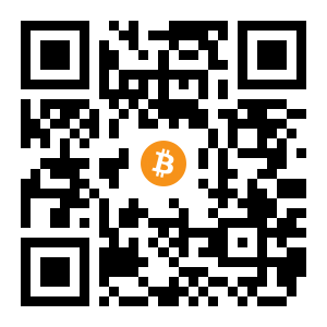 bitcoin:3ErAH4MsLsuJDkjrki5LNdgvRPS9FWsT8s black Bitcoin QR code