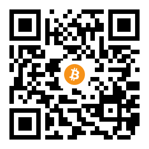 bitcoin:3ErcAdN1jboGa9ZBJwSva95n2WreG9zDEF black Bitcoin QR code