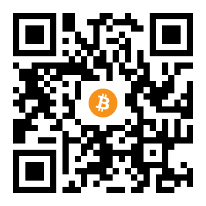 bitcoin:3EwG1vTmAxBFzUkhkADqeUWztNuUHzVvDC black Bitcoin QR code