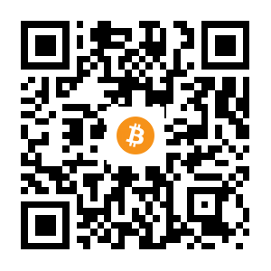 bitcoin:3EwMSfhTrS3P5b7Q4ydU7NBoVQo8W2Tfmx black Bitcoin QR code