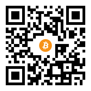 bitcoin:3ExnGDbWmtmYYt6WLDPJUxsxADKBtRoK8T black Bitcoin QR code
