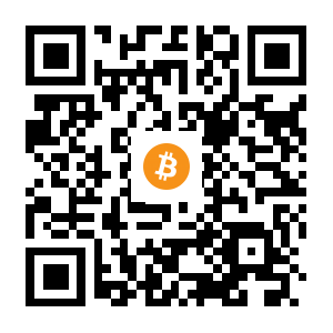 bitcoin:3Eyjhp6FE1sKeHDCmt7DqFr8UsGhhmWvgc black Bitcoin QR code