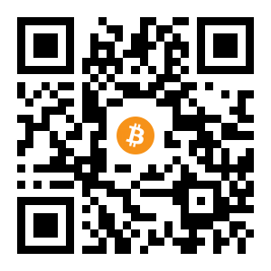bitcoin:3EzRWBz9bLXmS25eZcHtZNjP2BF71fvuND black Bitcoin QR code