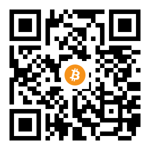 bitcoin:3F7LxGUW5aXXTej6EbceqMSAE62sGyJcg1 black Bitcoin QR code