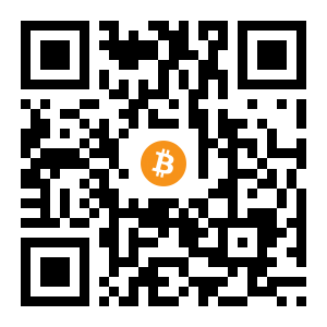 bitcoin:3F8VFxCgzniCrJ1F58aeABwitRyn97FmTz black Bitcoin QR code