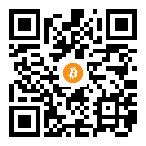 bitcoin:3F8jfRiTTK8re2F84iLMQydBh9teaHeroa black Bitcoin QR code