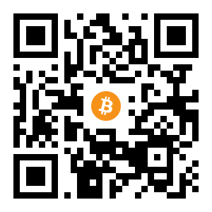 bitcoin:3F98uKkaAx8Lgz4BsLSjoBQswkzHgRBW8k black Bitcoin QR code