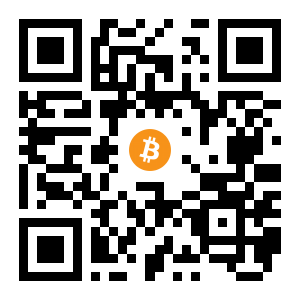 bitcoin:3FEN8TkeFsHUhJtD74TgChZP5NSJi9s7NK black Bitcoin QR code