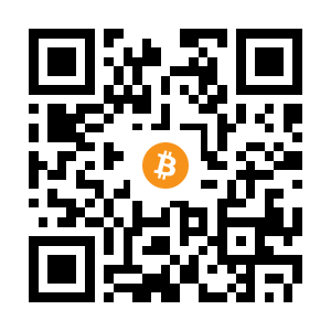 bitcoin:3FEQ6kxBGi9vBjitU9eKbhEebe1md7rnpC black Bitcoin QR code