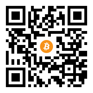 bitcoin:3FGN9vnwvQejqzgGL33kJHifRJMqHZbntz black Bitcoin QR code