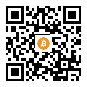 bitcoin:3FHNBLobJnbCTFTVakh5TXmEneyf5PT61B black Bitcoin QR code