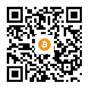 bitcoin:3FHeBpVujAgJspPzfd4JmLUE2ooUsNKV5a black Bitcoin QR code