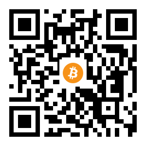 bitcoin:3FJMqpRUVwAtVbGbssh5NsXf7pHTjZE1mE black Bitcoin QR code