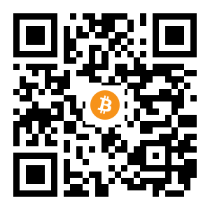 bitcoin:3FJXmrpw6WxXZYsZdKwvfu83DZJmSfXDbh black Bitcoin QR code