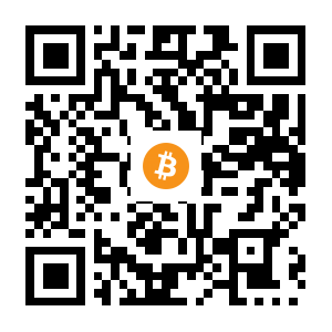 bitcoin:3FMpHe8raWGM8bSAExPSd93Z1q5ajBwXAM black Bitcoin QR code
