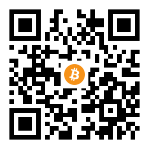 bitcoin:3FSx5Pj4y2UePpPWUrrCJ4VXjudGFGdskk black Bitcoin QR code