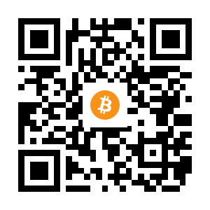 bitcoin:3FTNcsUr84CszZKGb6sdcoyM6picwm9TwP black Bitcoin QR code