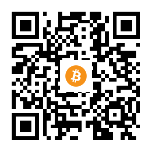 bitcoin:3FUjHUPDdH88CEunaGxGBCdpUTgXtwmvP5 black Bitcoin QR code
