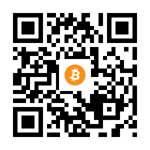 bitcoin:3FVQhPU2BWQs1C1v5Xg8hEGCKrky7JQyEb black Bitcoin QR code