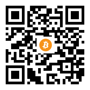 bitcoin:3FVi583eFynGkMT1AvZR5o1aXY3yGUDD3i black Bitcoin QR code