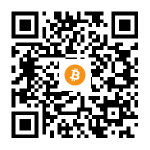 bitcoin:3FVygy7Lmcgd2vsBx4RXB5aoHxV9EajKyQ black Bitcoin QR code