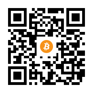 bitcoin:3FXnsNdr41Wq7akk1CbadqVBGGVcJb2ZXr black Bitcoin QR code