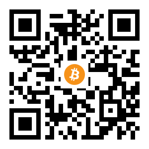 bitcoin:3FZMbFbfxgdn6VvWTkJShFgN95Nmb4tomr black Bitcoin QR code