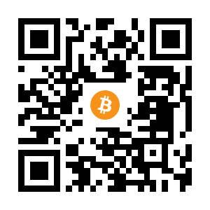 bitcoin:3FZmt8abqAemiUTXhsKNazKpcJXj1HURVM black Bitcoin QR code