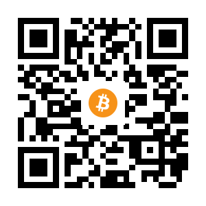 bitcoin:3FZstAmaAxCgiK3NAx17R53m5NievQ9eY1 black Bitcoin QR code