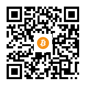 bitcoin:3FaAkEjaK1kCj1XzF4LaaEC4SrYCaxSepu black Bitcoin QR code
