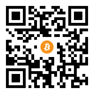 bitcoin:3FaBdVLHYrEpm55GQcGM9HDf76snXfaqcy black Bitcoin QR code