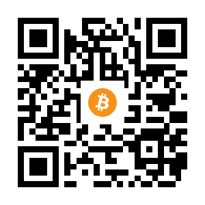 bitcoin:3Fakcwv6b2vtWiXqbULgSg18sev69oTB4f black Bitcoin QR code