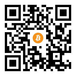 bitcoin:3Fatd532FbVNFLyaAEf4vsJSBEzTxQ5XMB black Bitcoin QR code
