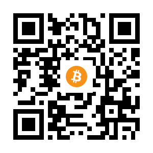 bitcoin:3FdiX4Srex9nBiUNuhJ3KAnBkC7YMQimv5 black Bitcoin QR code