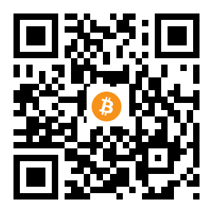 bitcoin:3FhS9SFZX6D3JkuaPSTPgLte8SSj5j7akZ black Bitcoin QR code